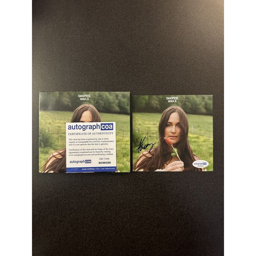SIGNED Kacey Musgraves Autographed Deeper Well CD COA ACOA #SC98326